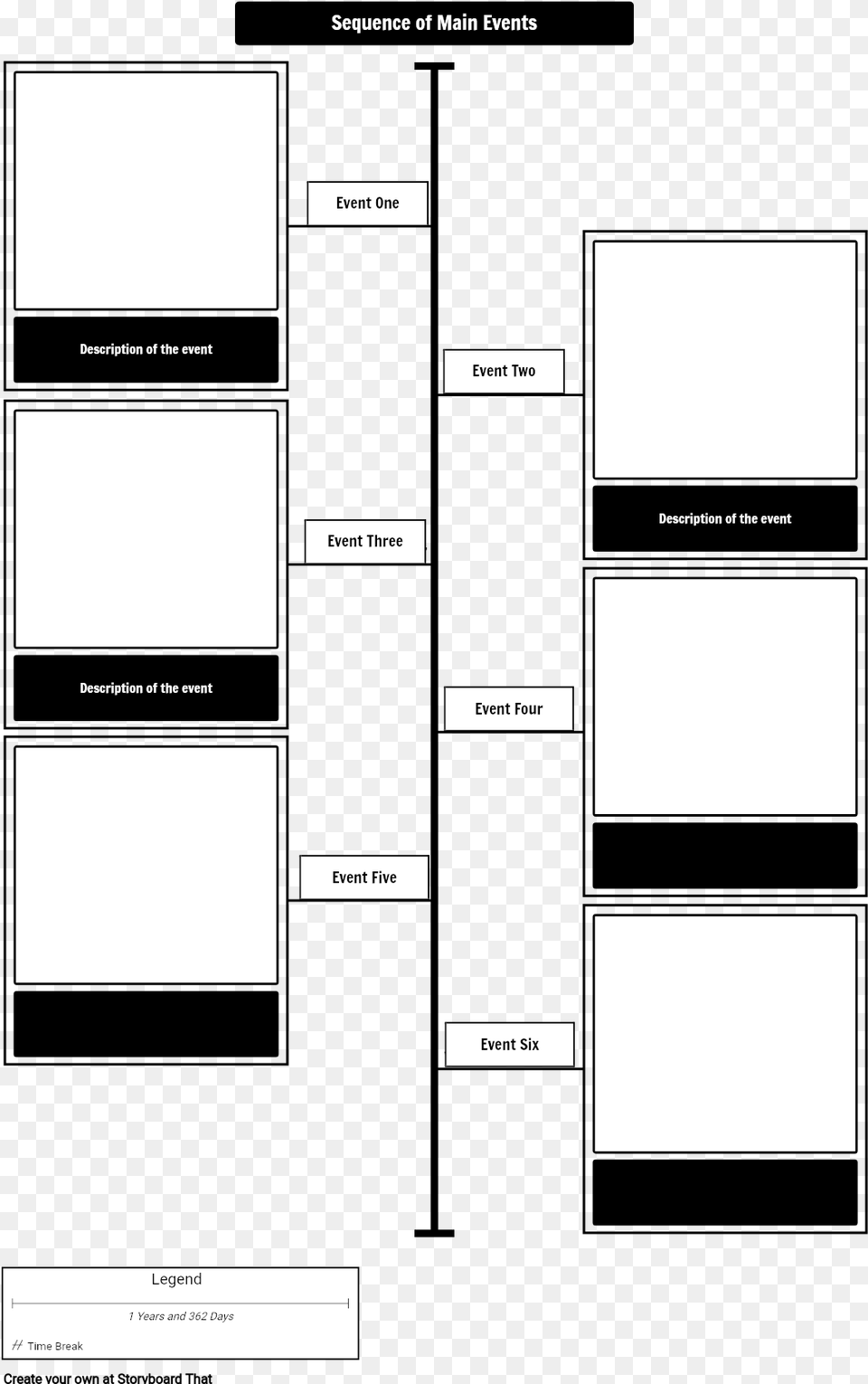 Storyboard Timeline Template, Page, Text Free Transparent Png