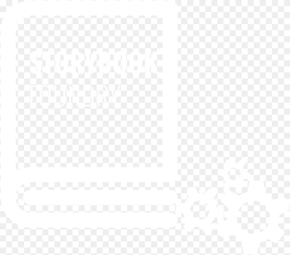 Storybook Foundry Logo T Hyatt White Logo, Machine, Gear, Bulldozer Png