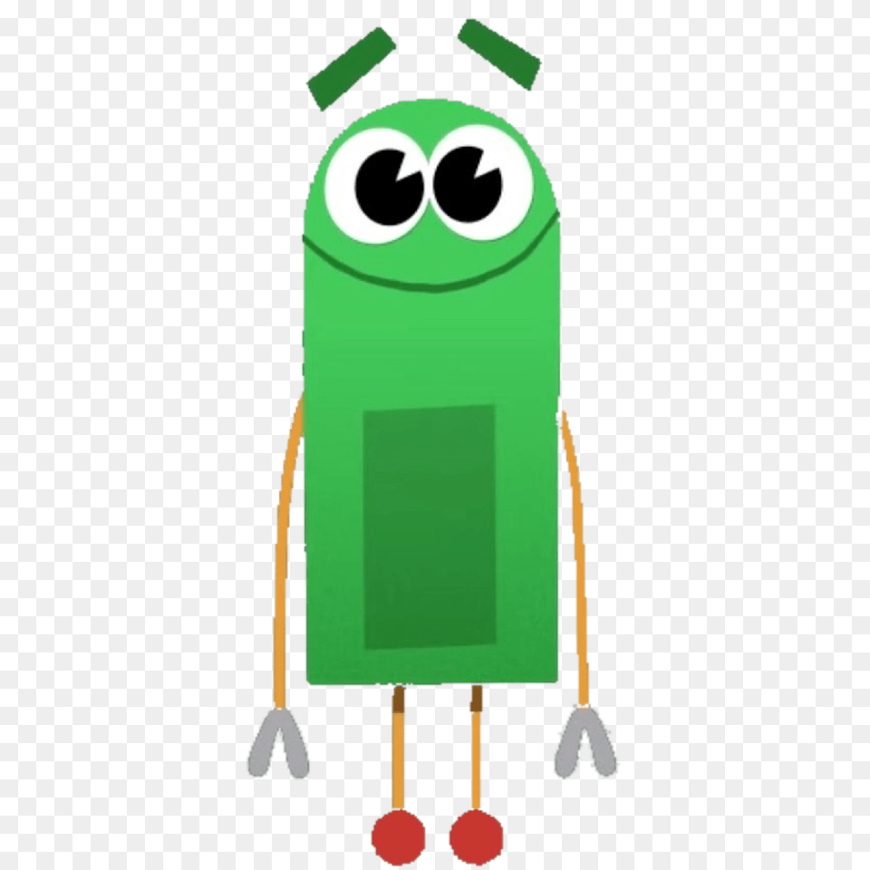 Storybots Character Beep, Green Free Png Download