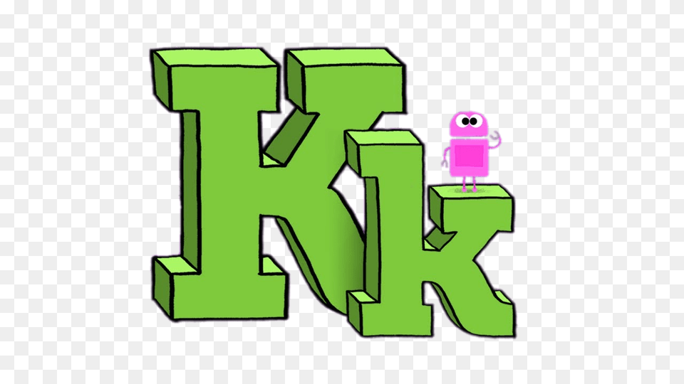 Storybots Letter K, Green, Symbol, Text, Number Free Png Download