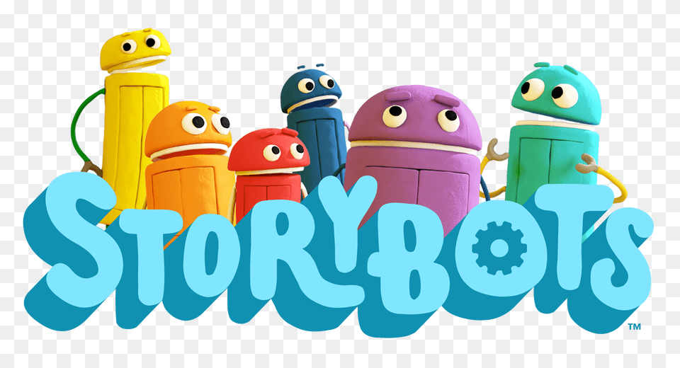 Storybots Logo With Characters, Toy Free Png