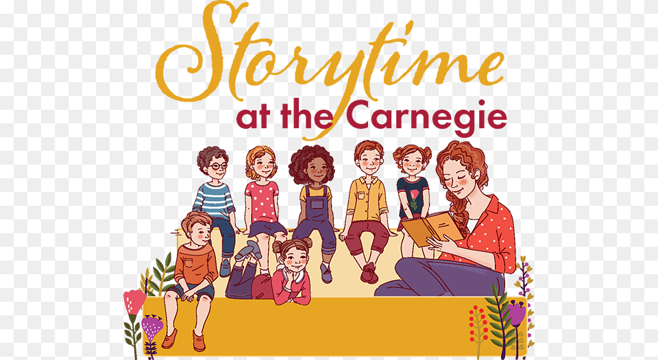 Storytime At The Carnegie Poster, Comics, Book, Publication, Boy Png Image
