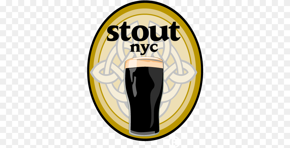 Stout Nyc Stout Nyc Logo, Alcohol, Beer, Beverage, Glass Free Png Download