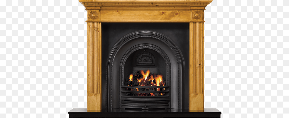 Stovax Pembroke Wood Mantel, Fireplace, Hearth, Indoors Free Png Download