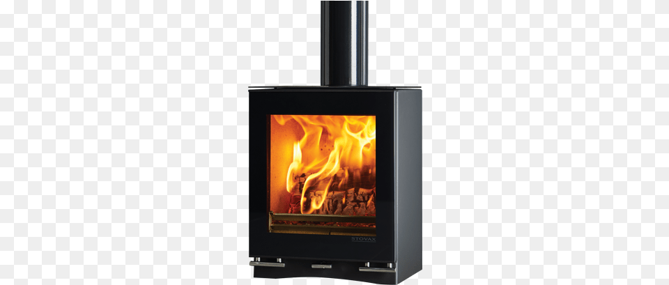 Stovax Vision Small Wood Burning Defra Stove, Fireplace, Indoors, Hearth Png Image