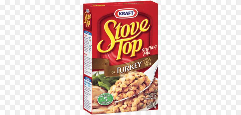 Stove Top Stuffing Mix Turkey 170g 6oz Turkey Stove Top Stuffing, Food, Ketchup Free Png