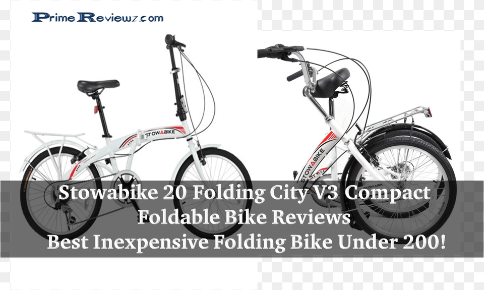 Stowabike 20 Folding City V3 Compact Foldable Bike Hybrid Bicycle, Machine, Wheel, Spoke, Transportation Free Png