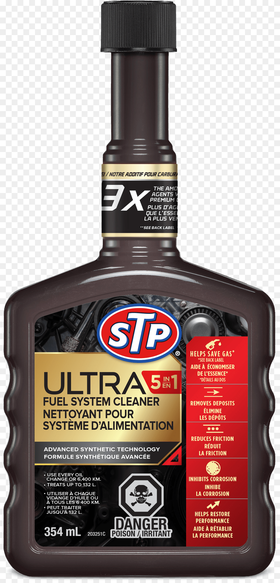 Stp Ultra 5 In 1 Fuel System Cleaner And Fuel Stabilizer, Bottle, Alcohol, Beverage Png