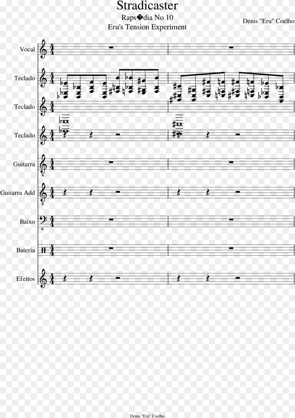 Stradicaster Slide Sheet Music, Gray Png Image
