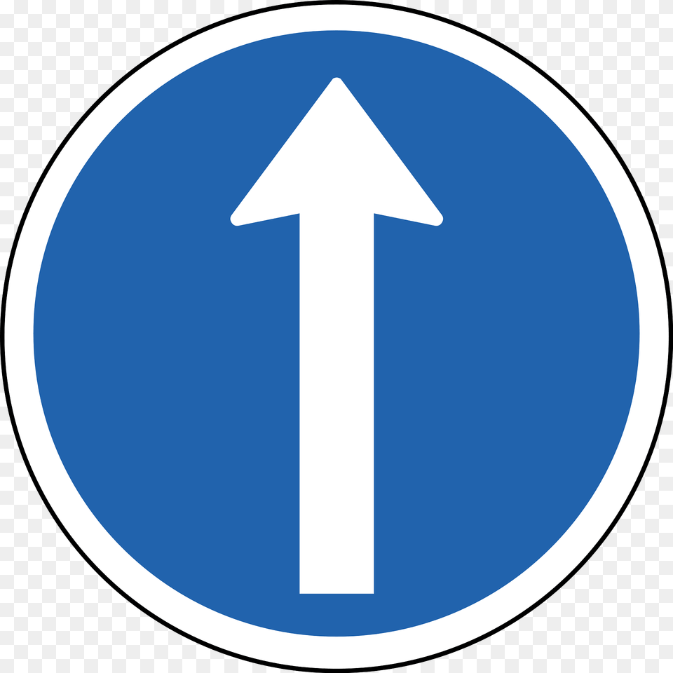 Straight Ahead Only Sign In Iceland Clipart, Symbol, Road Sign Free Png Download