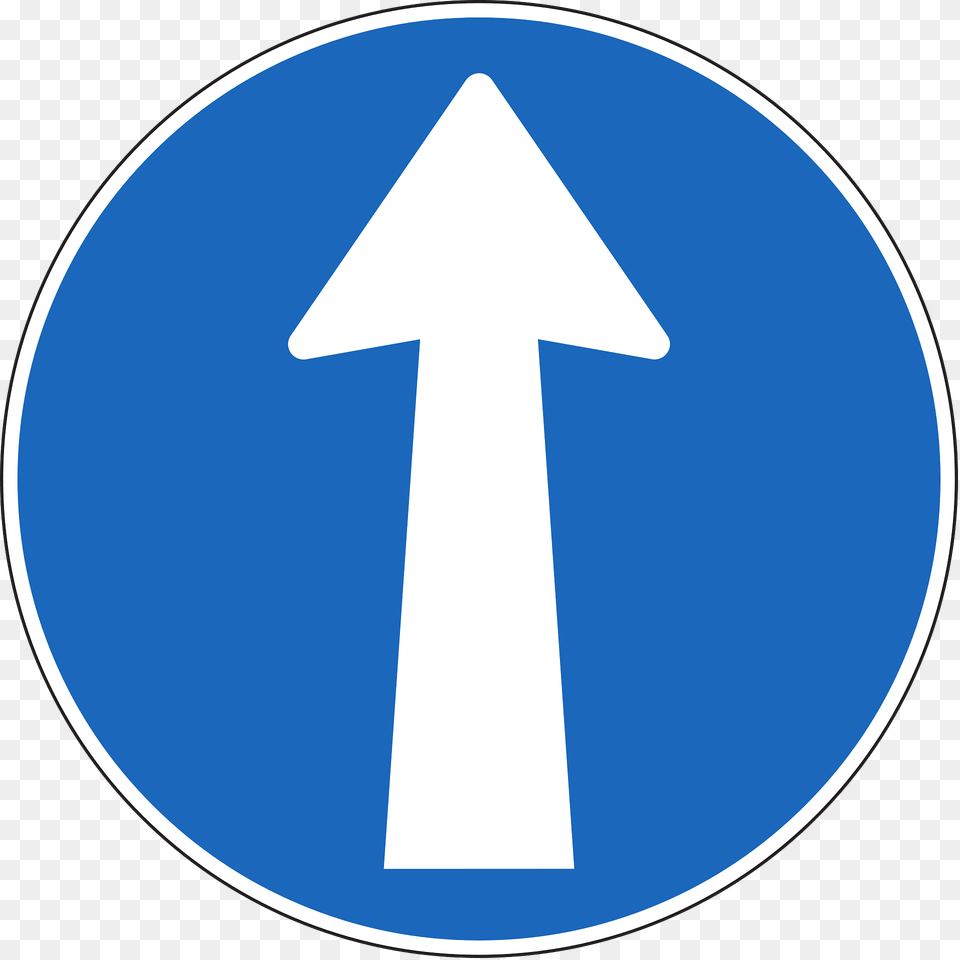 Straight Ahead Only Sign In Switzerland Clipart, Symbol, Road Sign, Cross Free Transparent Png