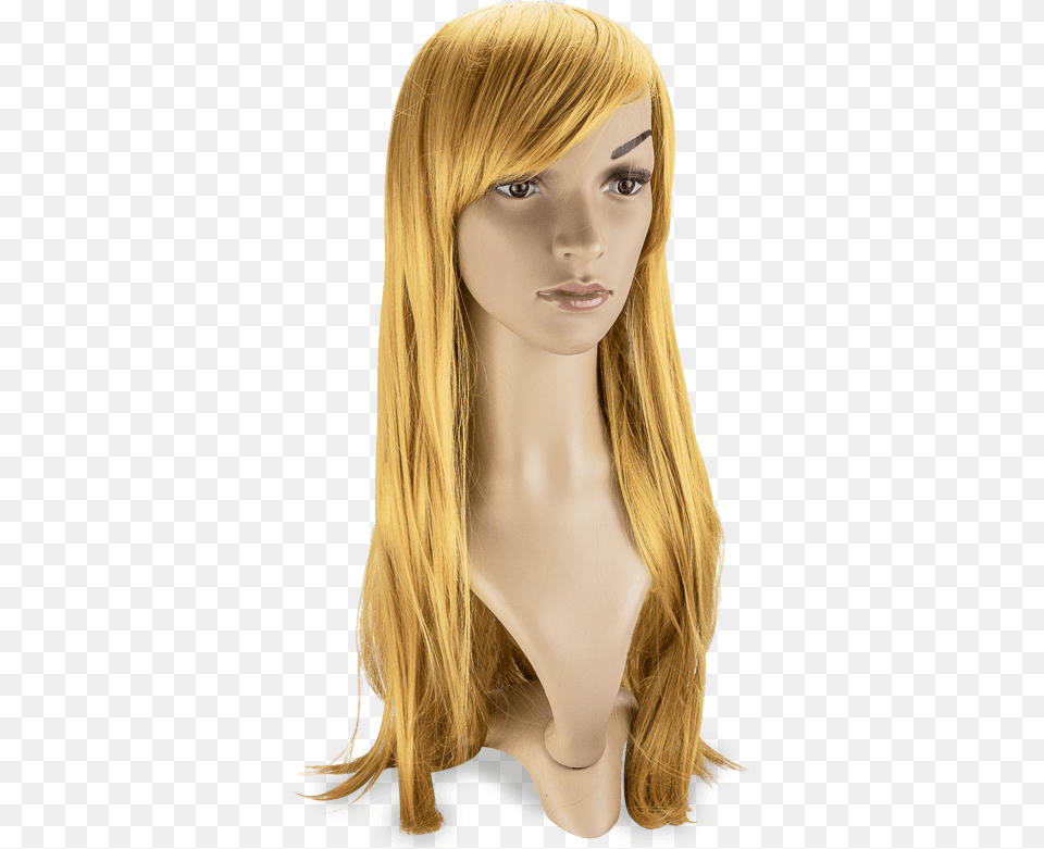 Straight Amp Long Strawberry Blonde Wig Blond, Adult, Female, Hair, Person Free Png Download