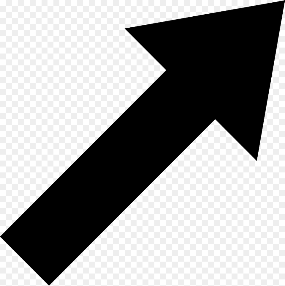 Straight Arrows Line Art Upper Right Arrow, Symbol Png