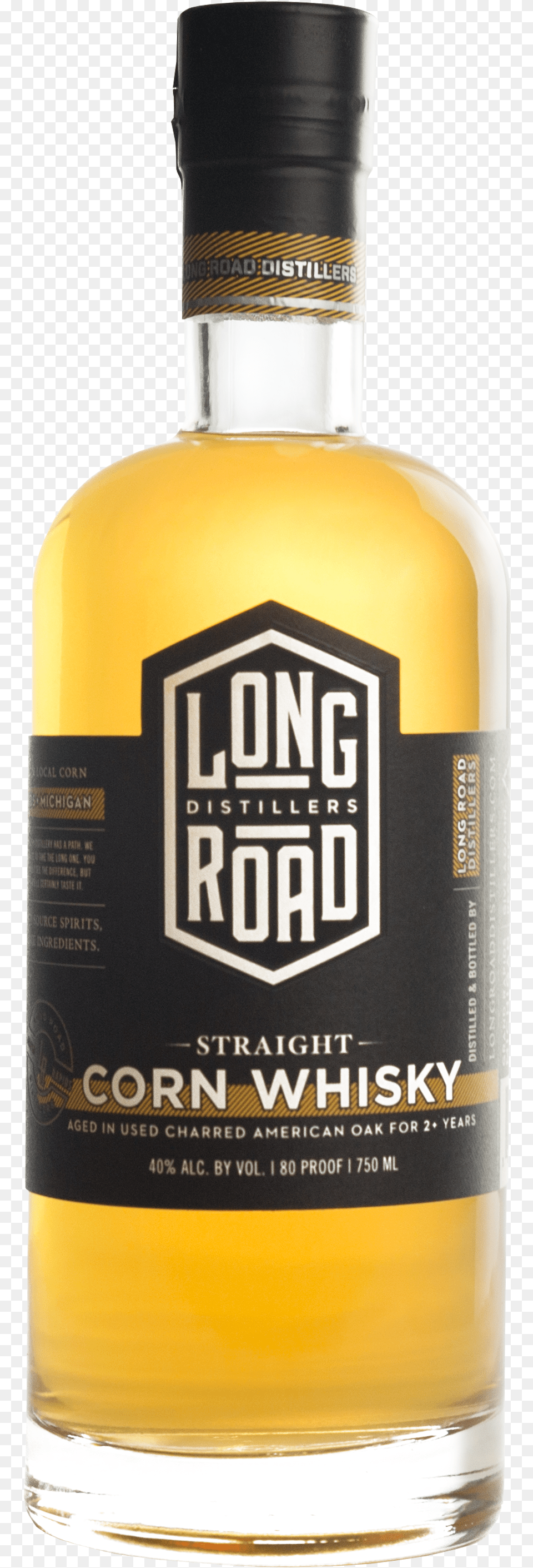 Straight Corn Whisky Long Road Distillers, Alcohol, Beverage, Liquor, Bottle Free Png Download
