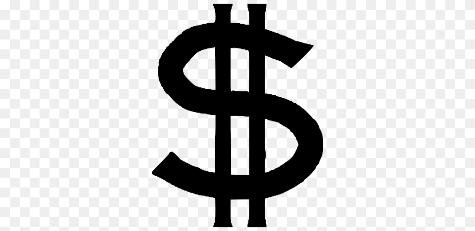 Straight Dollar Sign, Cross, Symbol, Text Png