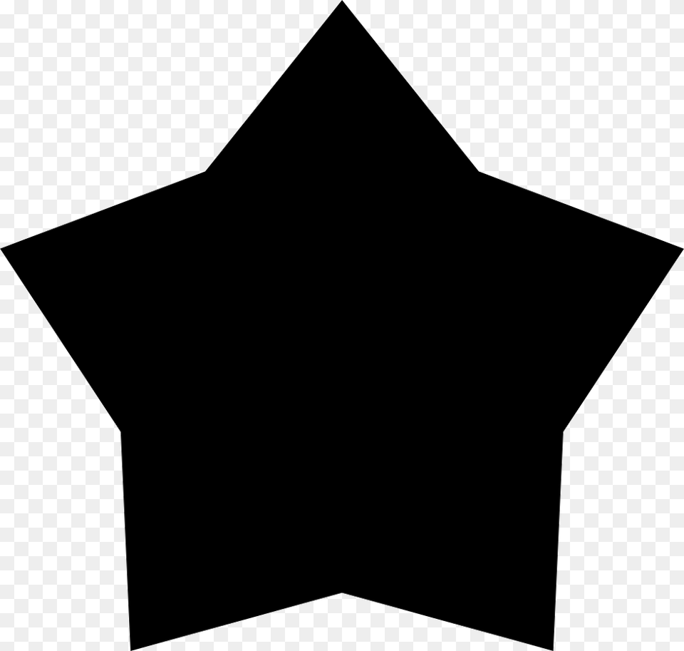 Straight Edge Star Fill Star Svg Icon, Silhouette, Symbol, Star Symbol Free Png