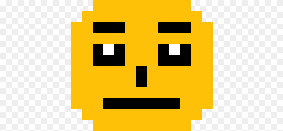 Straight Face Sprite Pixel Art Png Image