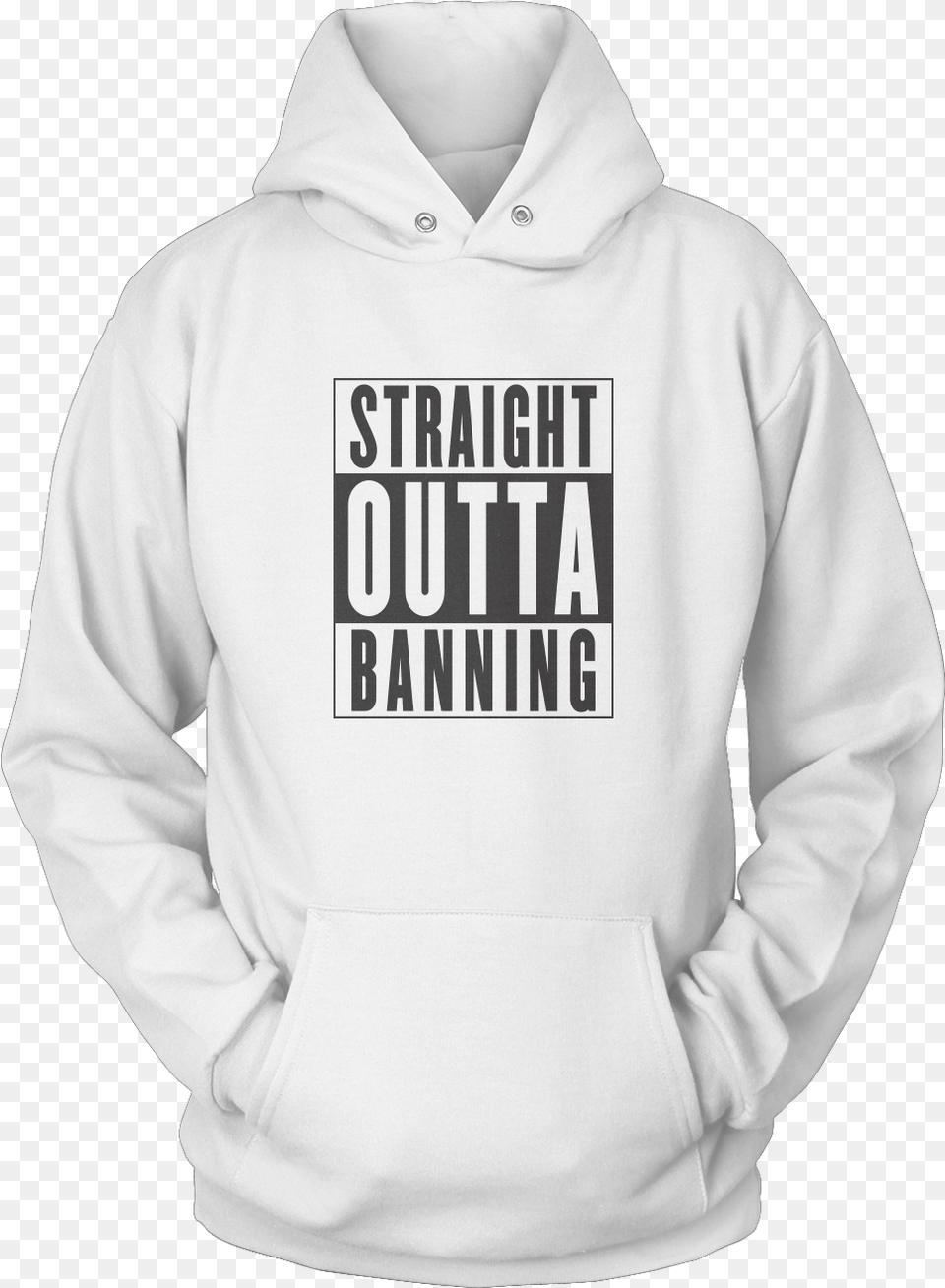 Straight Outta Banning Hoodie White Straight Outta 1981 Cool Birthday Gift Tshirt, Clothing, Hood, Knitwear, Sweater Free Png Download