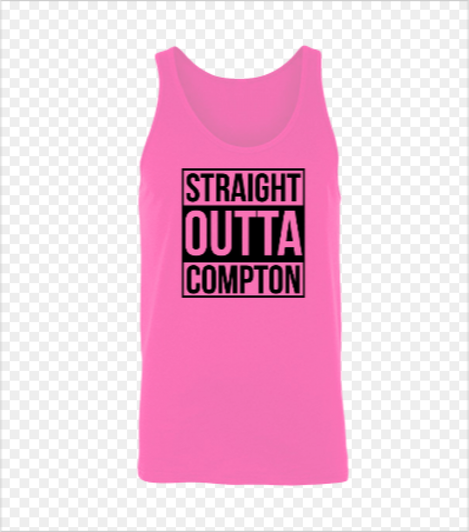 Straight Outta Compton Personalized Straight Outta T Shirt Your Text Youth, Clothing, Tank Top Free Png Download