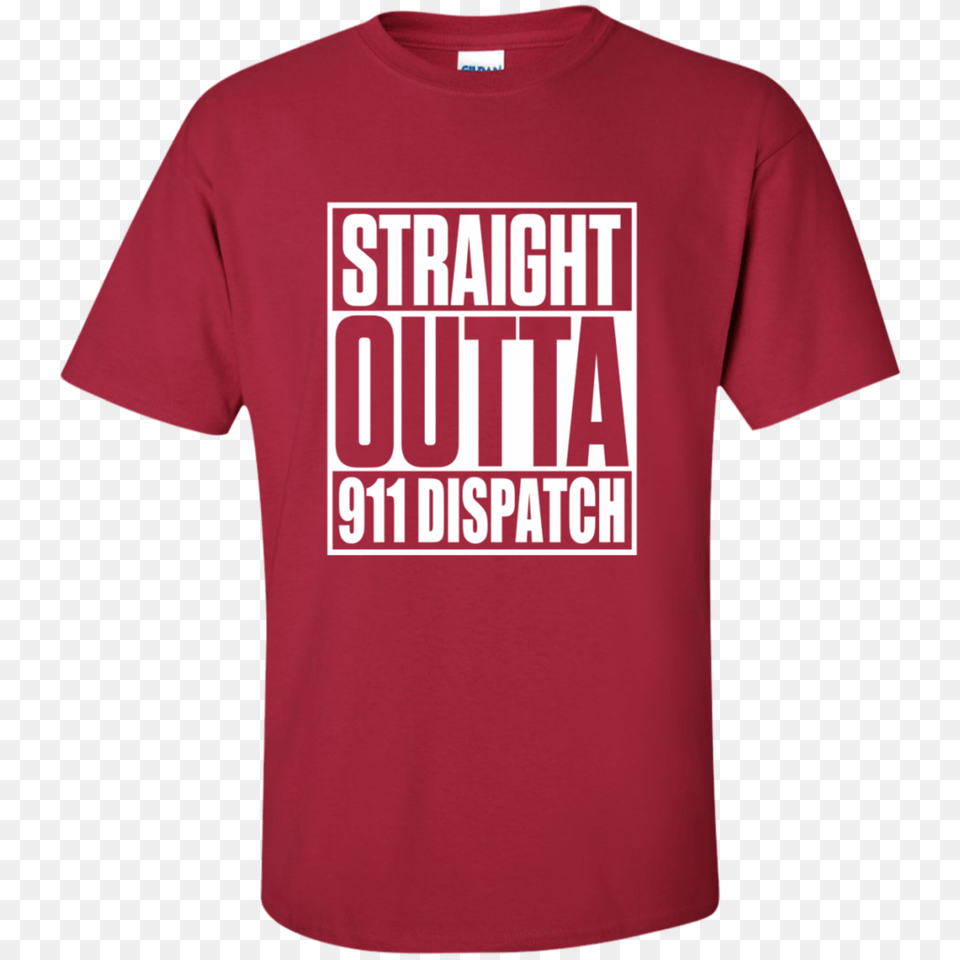Straight Outta Dispatch T Shirt Teeholic, Clothing, T-shirt Png Image