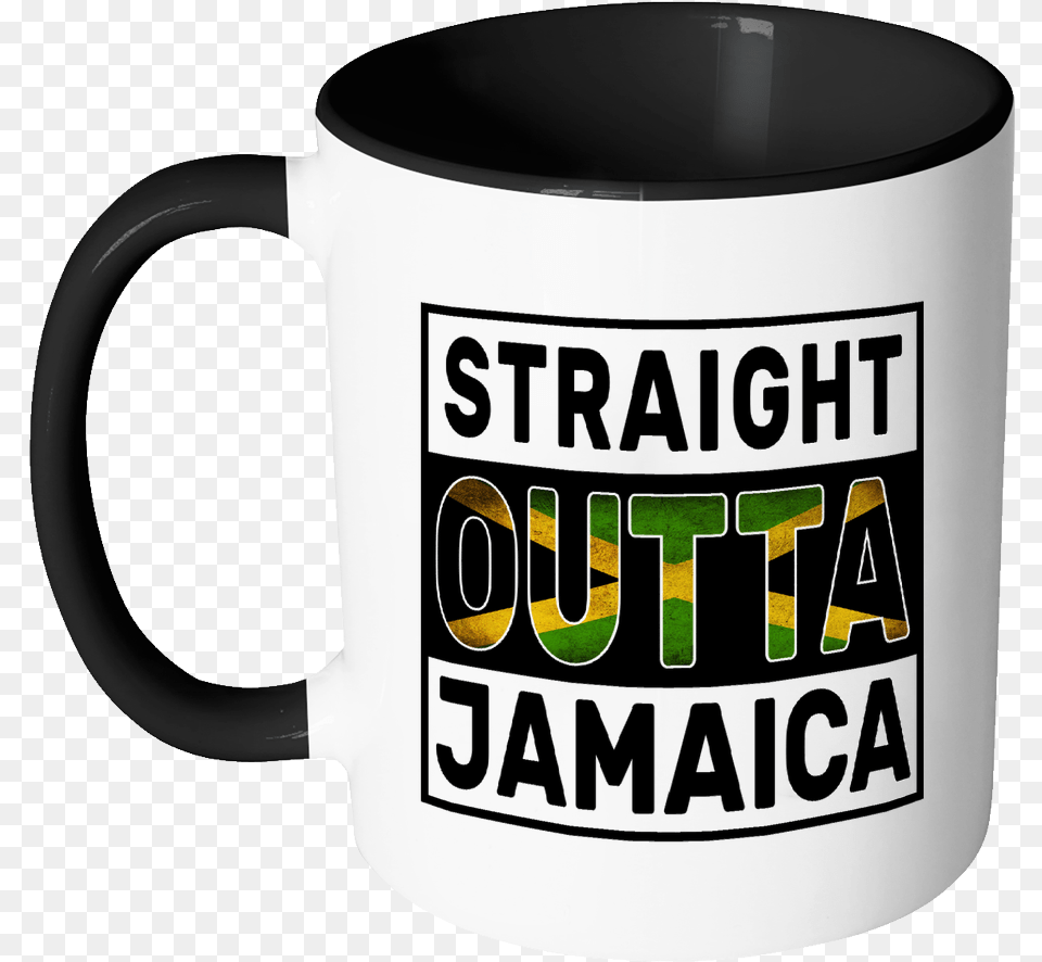 Straight Outta Jamaica Mug, Beverage, Coffee, Coffee Cup, Cup Free Transparent Png