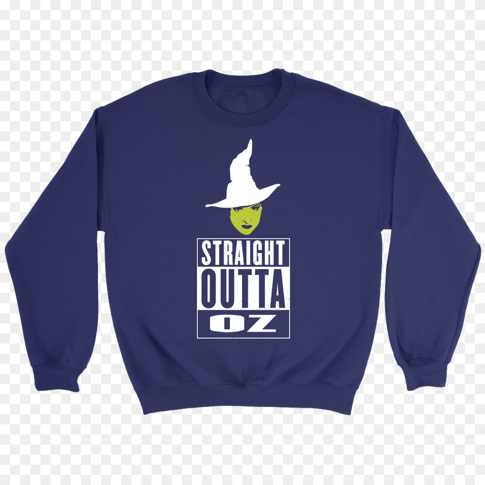 Straight Outta Oz Crew Sweatshirt Theatre Nerds Swag Shop, Clothing, Hoodie, Knitwear, Sweater Free Png Download