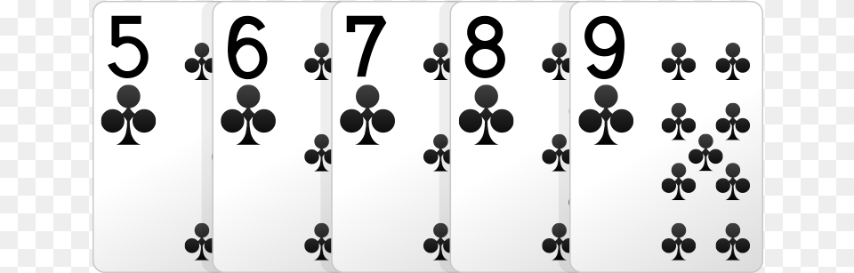 Straight Poker Straight Flush, Number, Symbol, Text Png Image