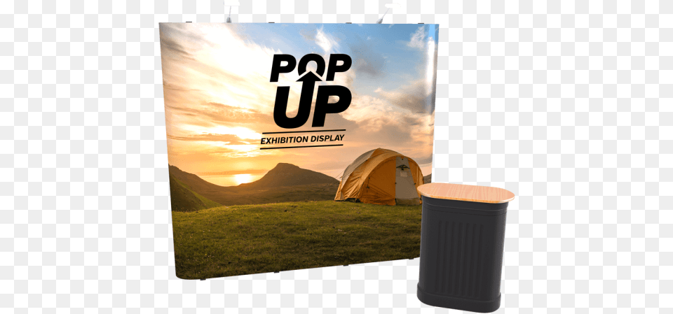 Straight Pop Up Display With Counter Straight Pop Up Banner, Architecture, Building, Camping, Outdoors Free Png Download