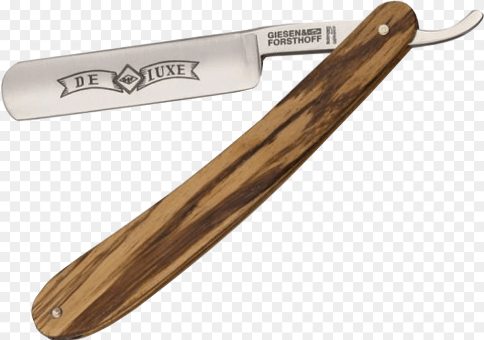 Straight Razor Britva Na Holenie S Drevenou Rukovtou, Blade, Weapon, Dagger, Knife Free Png