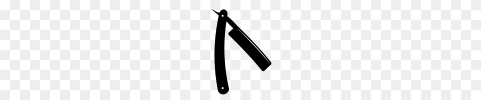 Straight Razor Image, Gray Free Png