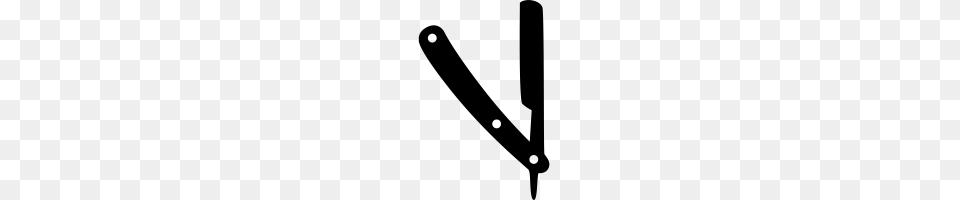 Straight Razor Vector, Gray Free Png