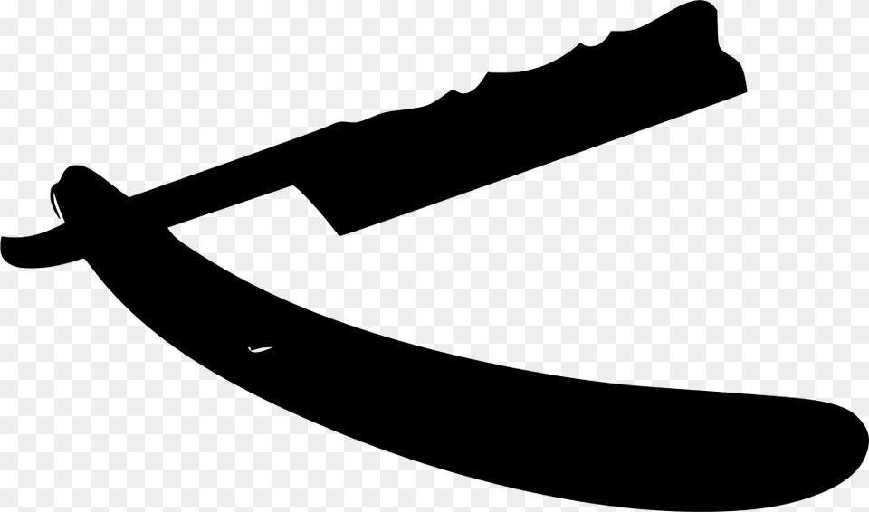 Straight Razor Vector, Gray Free Png Download