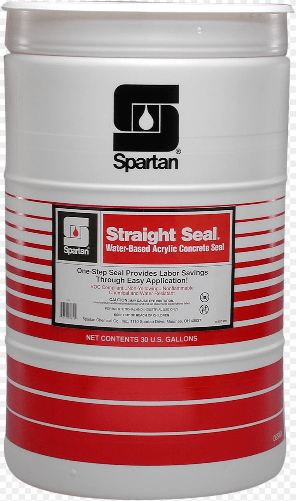 Straight Seal Spartan 3189 55 Caustic Cleaner Fp 55 Gallon Drum, Can, Tin Png