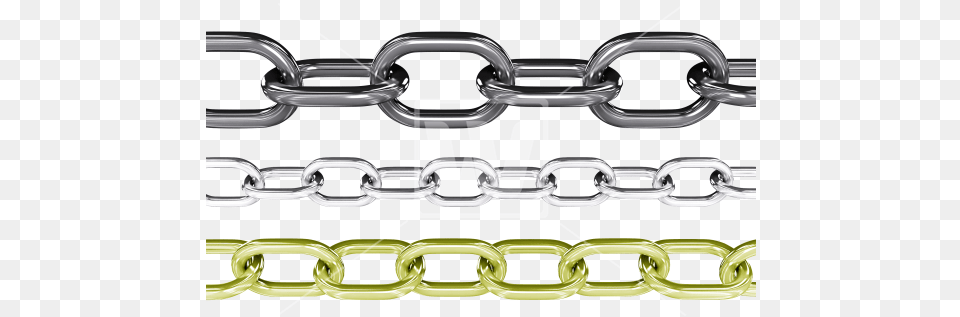 Straight Steel Chains Metallic Chain Png Image