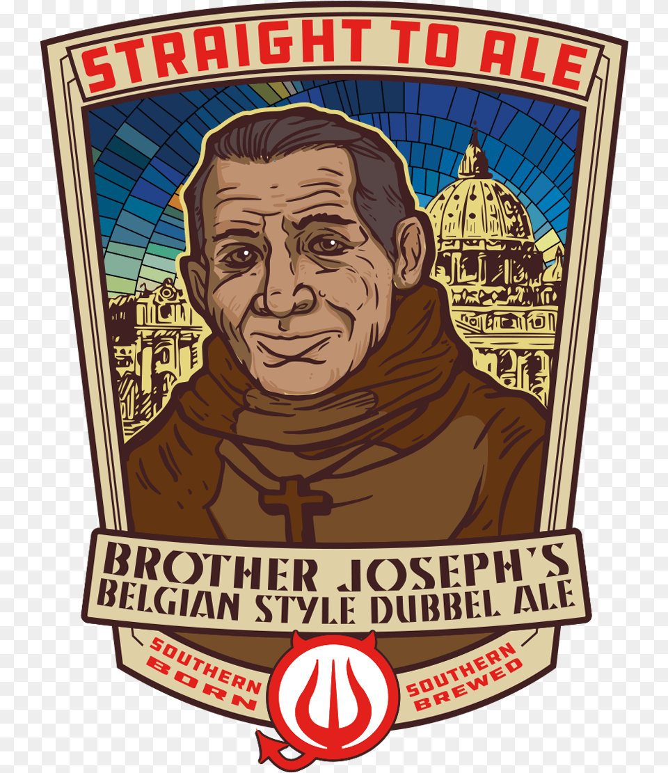 Straight To Ale Brother Joseph, Adult, Poster, Person, Man Png