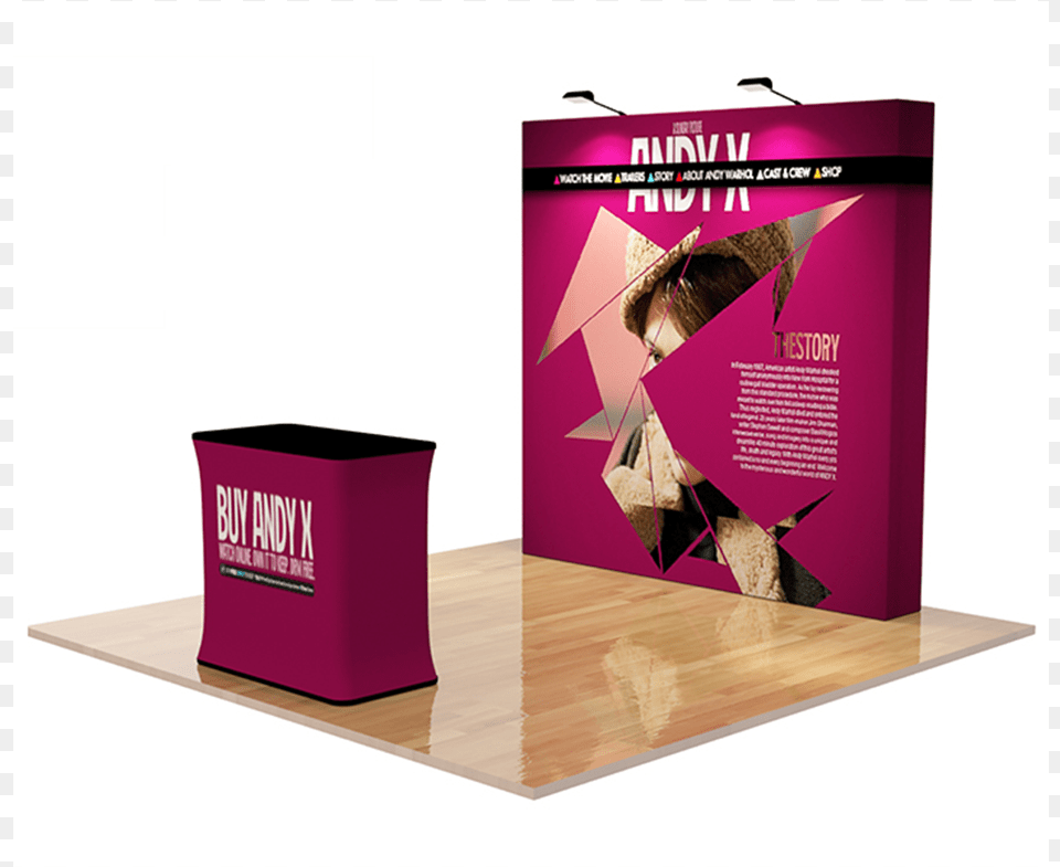 Straight Velcro Fabric Popup Displays Display Signs, Advertisement, Poster, Adult, Female Free Png
