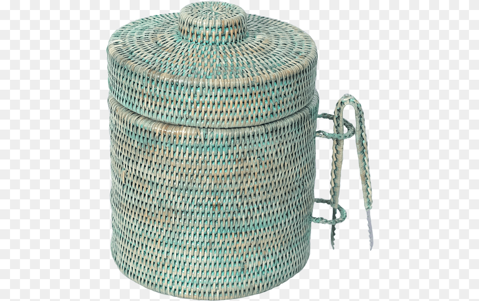 Strand Rattan Ice Bucket Laundry Basket, Woven Png Image