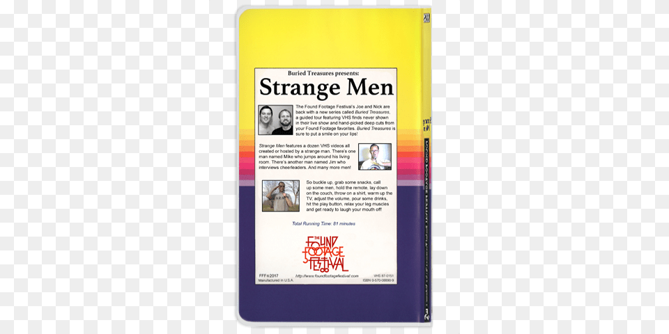 Strange Men On Vhs Vhs, Page, Text, Advertisement, Person Free Png Download