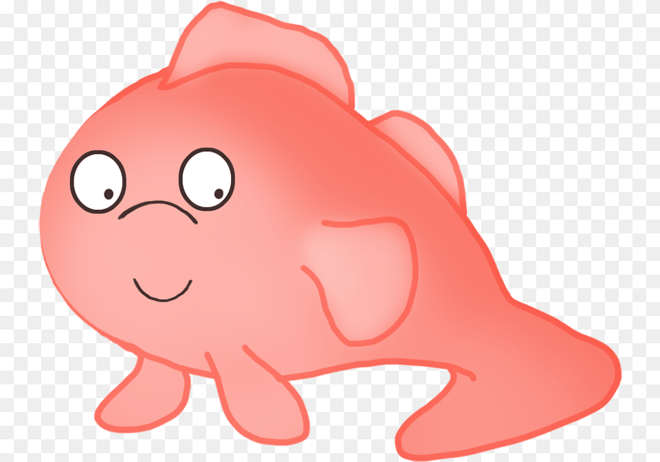 Strange Red Cartoon Fish Cartoon Fish, Baby, Person, Animal, Sea Life Free Png