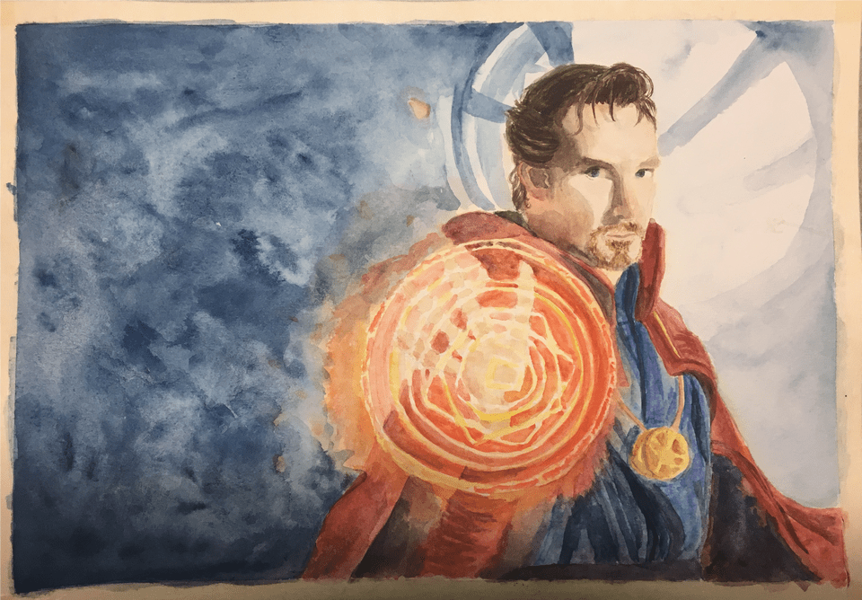 Strange Watercolor Picture Frame Png