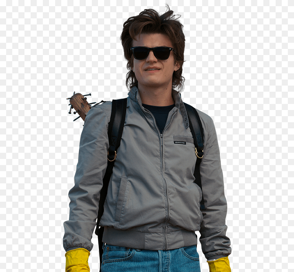 Stranger Keery Season Steve Eleven Joe Things Clipart Steve Harrington Jacket Season, Accessories, Sunglasses, Sleeve, Pants Free Transparent Png