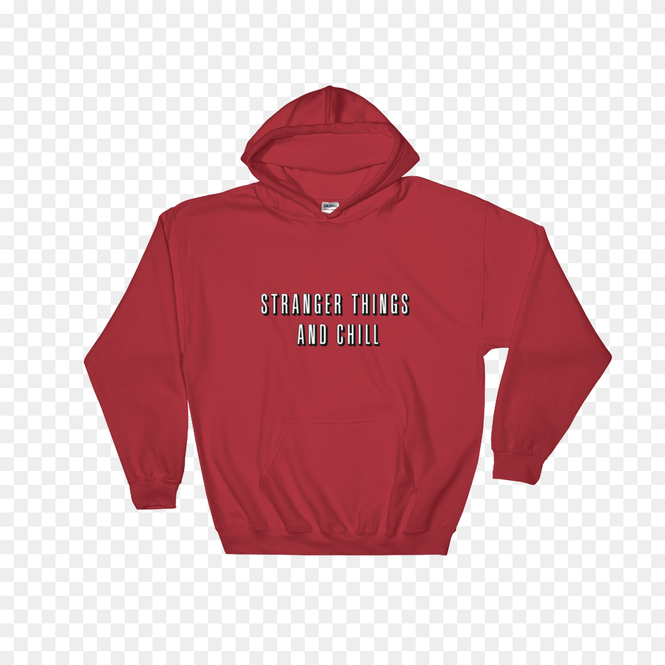 Stranger Things And Chill, Clothing, Hood, Hoodie, Knitwear Png Image