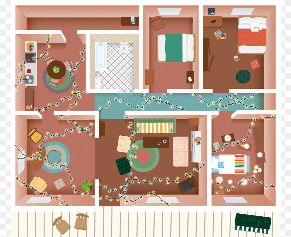 Stranger Things Contents And Buildings Insurance Floor Floor Plan, Art, Collage Png