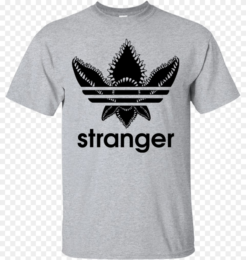 Stranger Things Demogorgon Adidas, Clothing, T-shirt, Person, Shirt Png