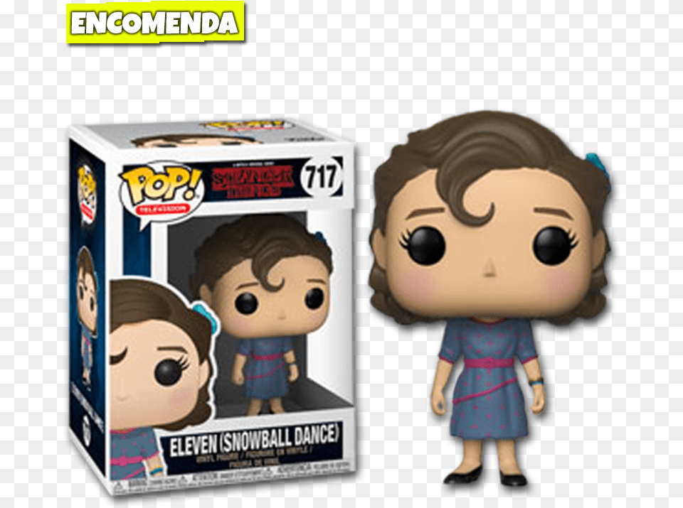 Stranger Things Eleven Funko Pop Stranger Things, Doll, Toy, Face, Head Png
