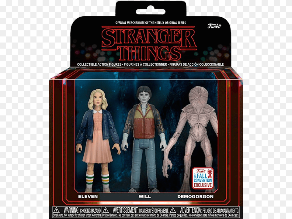 Stranger Things Figures Set, Girl, Female, Person, Poster Free Png Download
