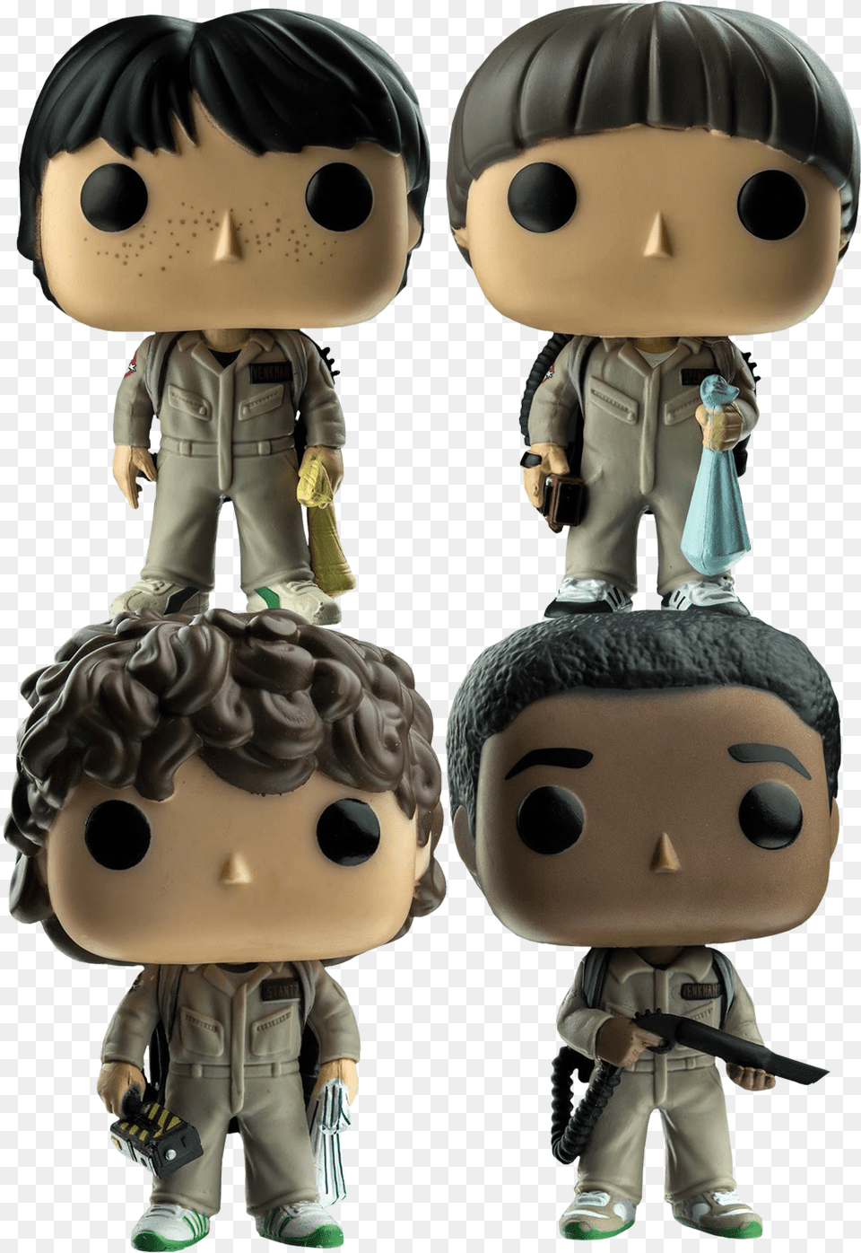 Stranger Things Ghostbusters Funko Pop, Doll, Toy, Baby, Person Png Image