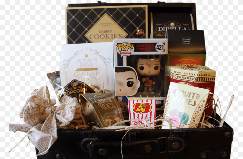 Stranger Things Gift Basket, Box, Face, Head, Person Png