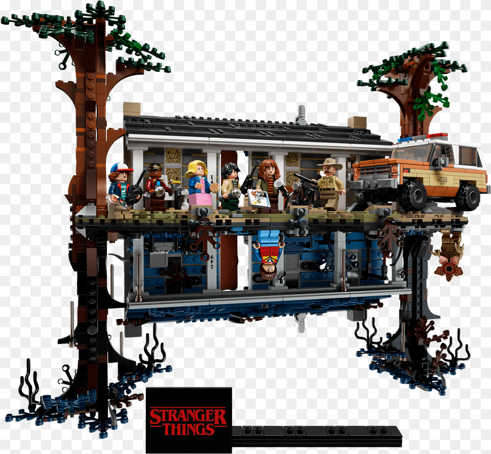 Stranger Things Lego Set, Indoors, Restaurant, Person, Clothing Free Png Download