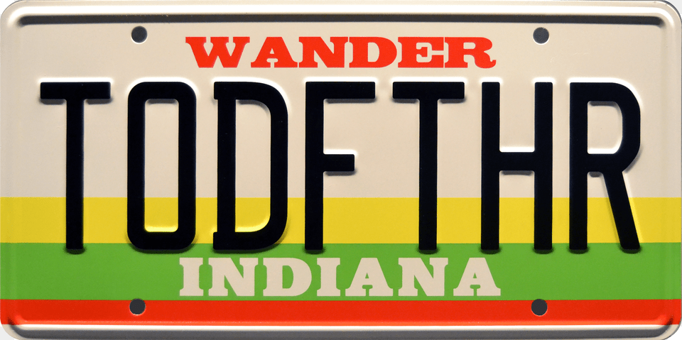 Stranger Things License Plate Free Png